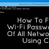 Find Wifi Password Of Connected Networks Using Command Prompt (CMD)