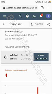 Blogspot error server 5xx