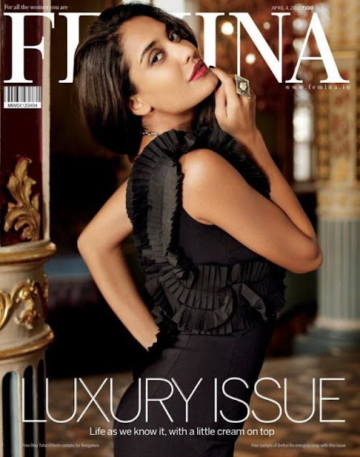 LISA HAYDON on the cover of FEMINA Woman Magazine cover April 2012 