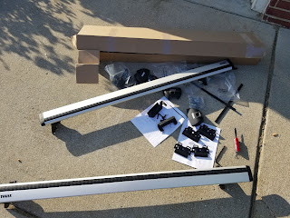 Subaru Crosstrek Hybrid Crossbars box contents