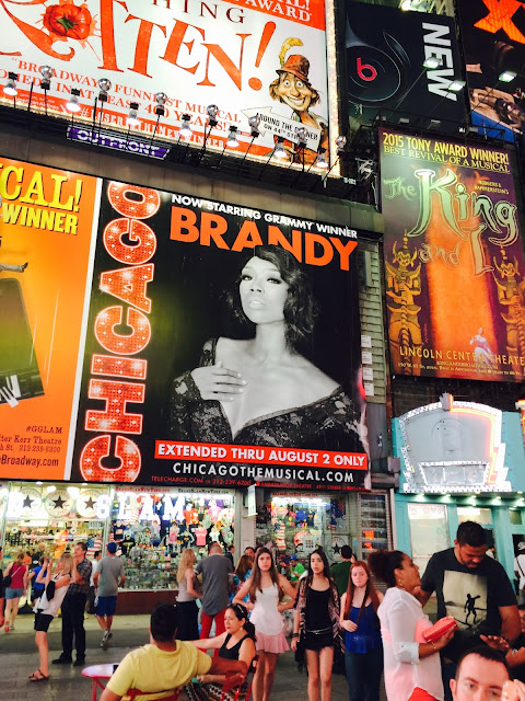 Chicago Musical Billboard Brandy Times Square