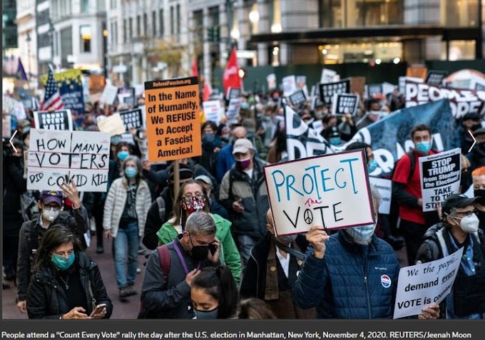 Protests Across America Over Post-Election Uncertainty (In Pictures) - Foreign Affairs