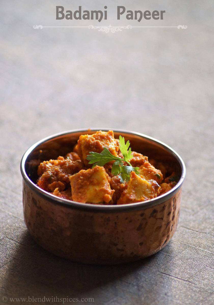 how to make badami paneer recipes, paneer curry, paneer badami