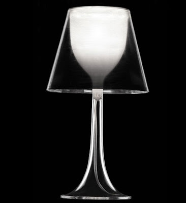 Flos Miss K Table Lamps with a Transparent diffuser, designer collection