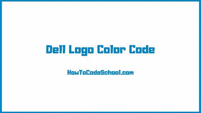 Dell Logo Color Code