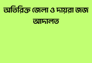 অতিরিক্ত জেলা ও দায়রা জজ আদালত