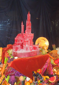 Maleficent Royal banquet castle ice sculpture prop