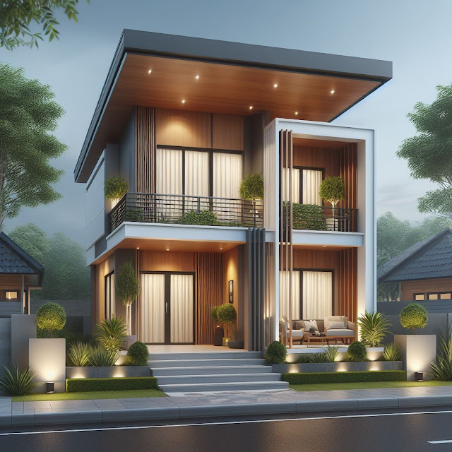 desain depan rumah sederhana