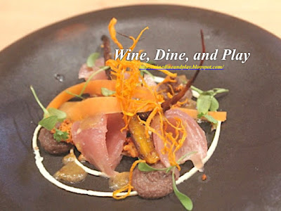 The Test Kitchen in Cape Town, South Africa reviewed in 2013 by Wine Dine And Play eating the pickled fish ceviche