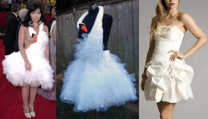 bjork swan dress. pick-up dress from Windsor