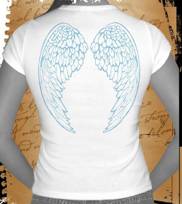 SaintsAndSinnersSexy Blue Angel Wings