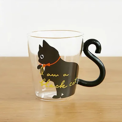 Cute Glass Cat Mug
