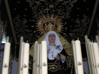 Nuestra Señora de los Dolores en su Soledad. Foto: Pozoblanco News, las noticias y la actualidad de Pozoblanco (Córdoba). Prohibido su uso y reproducción * www.pozoblanconews.blogspot.com