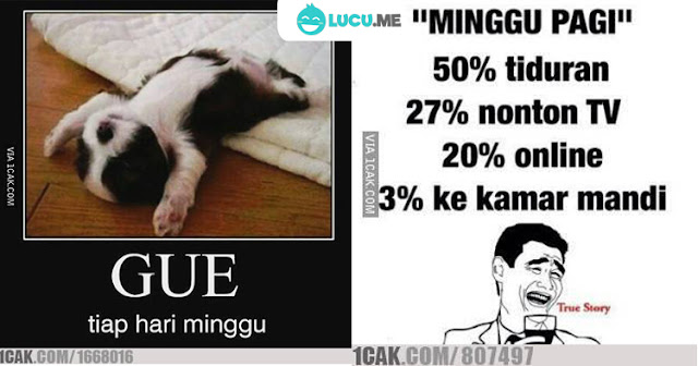 10 Meme Lucu 'Minggu Pagi' Ini Bikin Cengengesan Sendiri