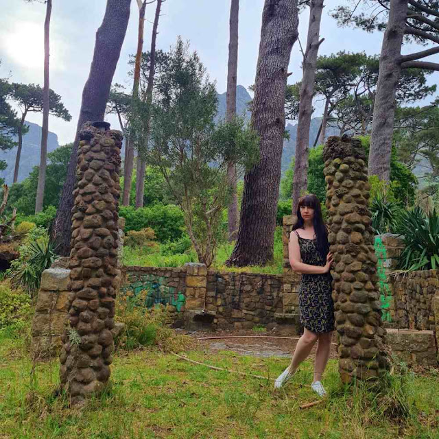 Ruins at abandoned Groote Schuur Zoo