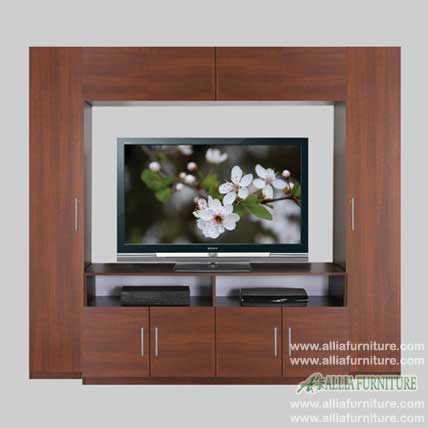 lemari tv lcd minimalis model united