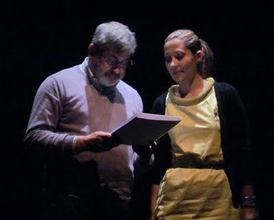 Recital de poesía de Jenaro Talens y Mónica López Bordón. Corral de Comedias. Alcalá de Henares