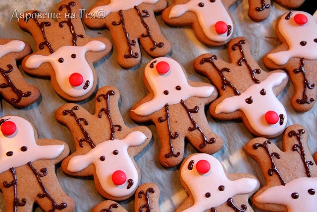 christmas cookies Rudolph