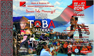 22-27 Agustus World Music Toba Caldera Keliling di Danau Toba di 7 Kabupaten