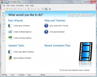 Easy GIF Animator 4.9 Portable - Programa para criar gifs animados.