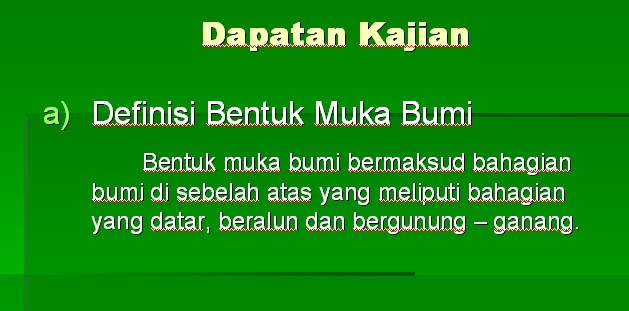 GEOGRAFI - Mengenali Ciptaan dan Kekuasaan Allah ke atas 