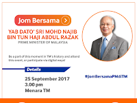 Jom Bersama with the Prime Minister of Malaysia at TM 2017