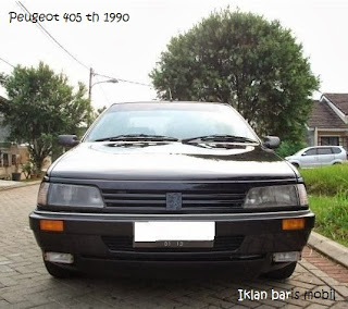 Iklan baris mobil, Dijual - Peugeot 405 tahun 1990
