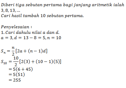 Add Math dan Anda !!: Bab 1 : Janjang