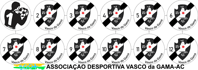 VASCO DA GAMA-AC 500+ ESCUDO BOTÃO ARTE BOTÃO ESCUDINHOS BOTÃO GULIVER FUTEBOL BOTÃO GULIVER JOGO BOTÃO GULIVER 500 TIMES BRASIL PLACAR