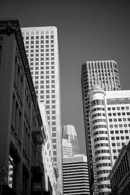 architecture, high rise buildings, street photography, city streets, black and white photography