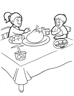 Thanksgiving Coloring Pages