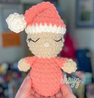 PATRON GRATIS BEBE PAPA NOEL AMIGURUMI 64000