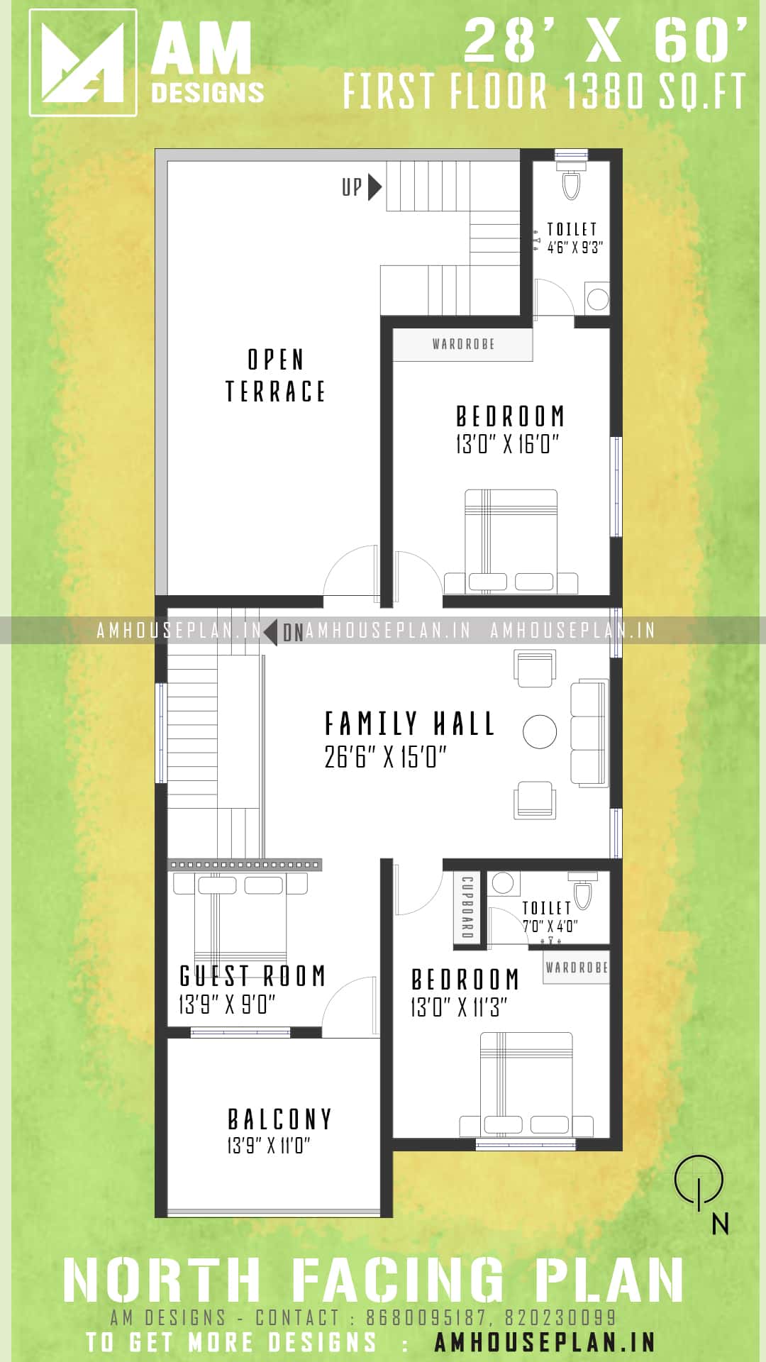 28 X 60 Simple Indian House Plan And Elevation 28 X 60 Simple Indian House Plan And Elevation