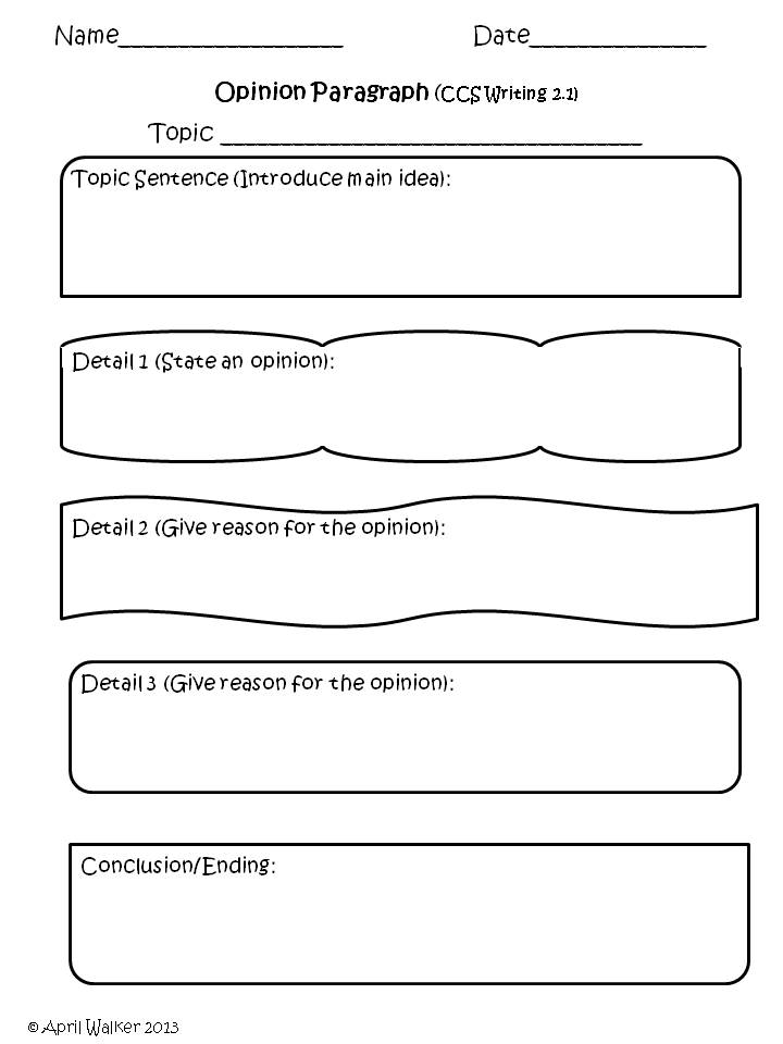 graphic organizers for writing an essay requirements