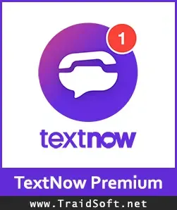 شعار تحميل برنامج TextNow