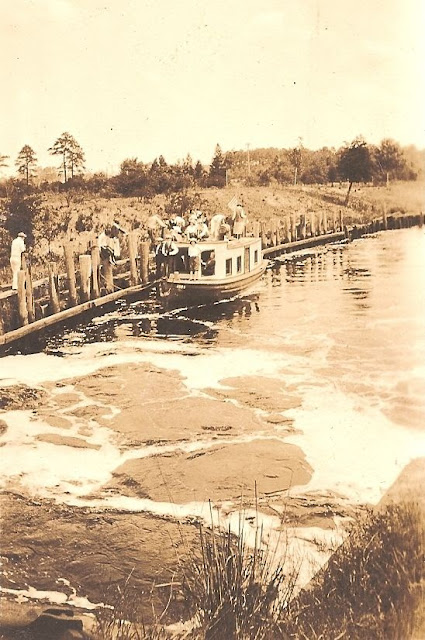 Boat ride Helen Killeen Parker Portsmouth, Virginia about 1919-21