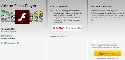 Come aggiornare Adobe Flash Player per Windows