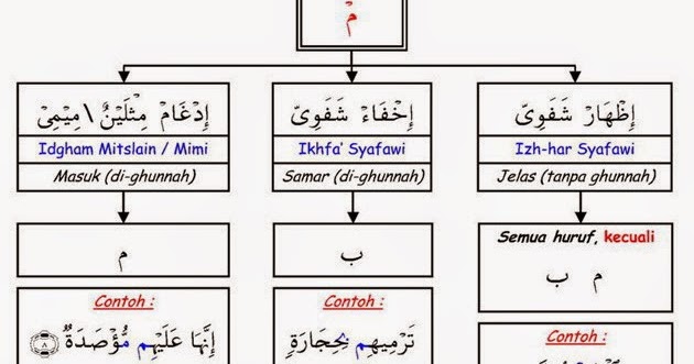 Soalan Tajwid Hukum Mim Mati - Contoh Ole