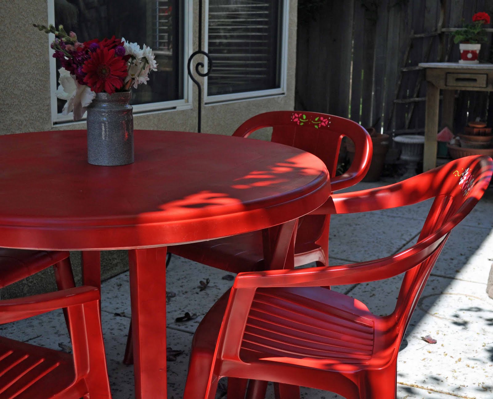 Resin Patio Furniture Makeover