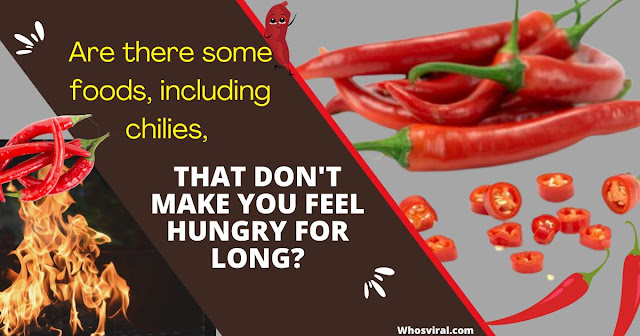 Are there some foods, including chilies, that don't make you feel hungry for long?