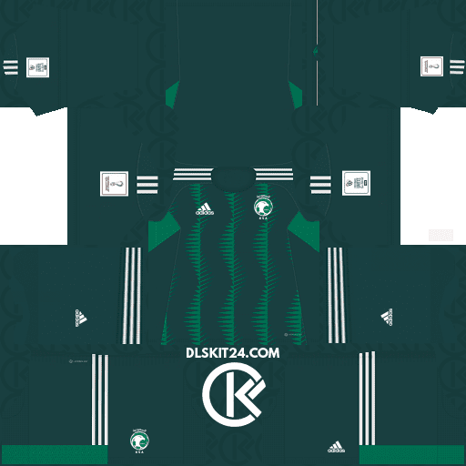 Saudi Arabia Kits 2024-2025 Adidas - Dream League Soccer Kits 2024 (Home)