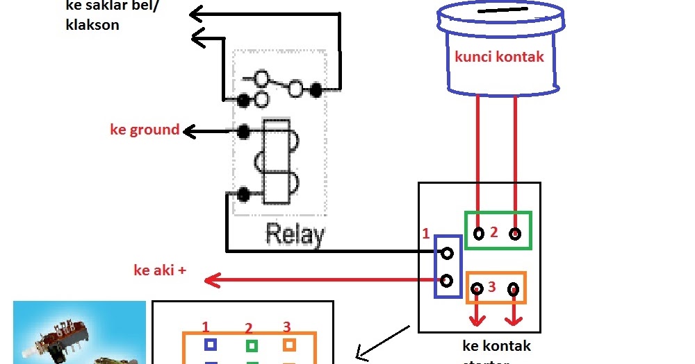 Membuat Rangkaian Anti Maling Sepeda motor sederhana 