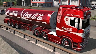 Skin Coca Cola Scania+Trailer