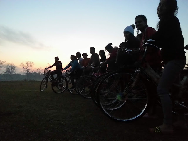 Bicycling at Chitwan National Park