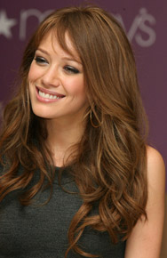 hilary duff brown hair