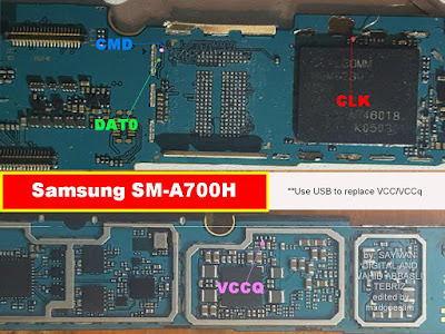 ISP PinOut Samsung SM-A700H