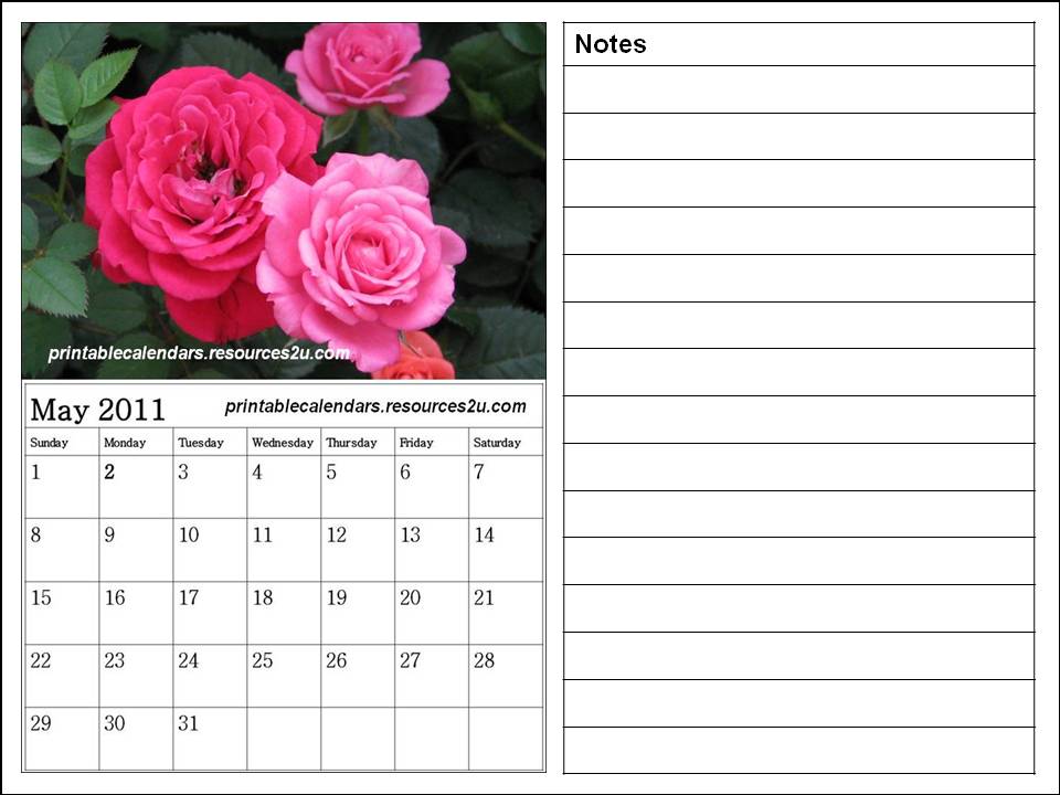 may calendar 2011 blank. Free May 2011 Calendar