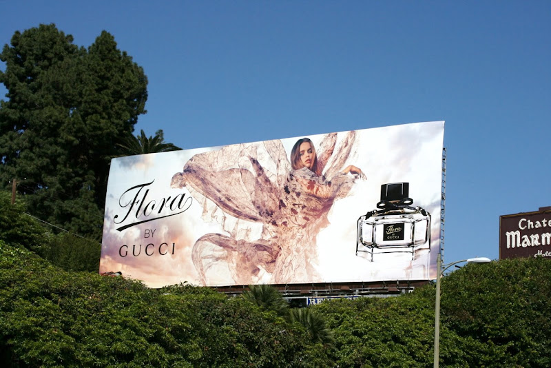 Gucci Flora perfume billboard