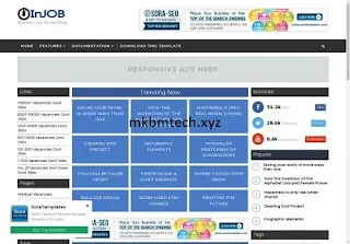 job blogger template premium free download