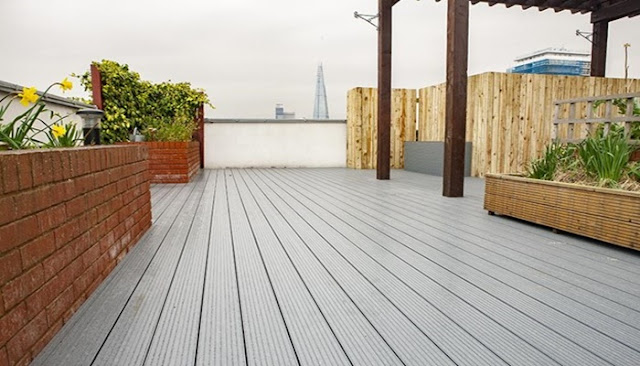 Solar-Powered Rooftop Decking